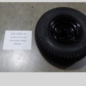 022-2500-22 – 21 – 8.5 – 10 turf assembly Black Wheel