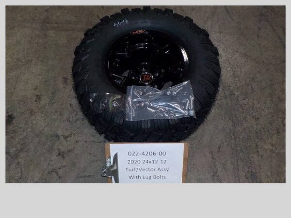022-4206-00 – 2020 24×12-12 Reaper Turf/Reaper Wheel Assy-8.5″ fits Rogue 54 – Old Outlaw XPs
