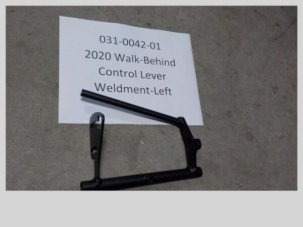 031-0042-01 – 2020-2022 Walk-Behind Control Lever Weldment-Left