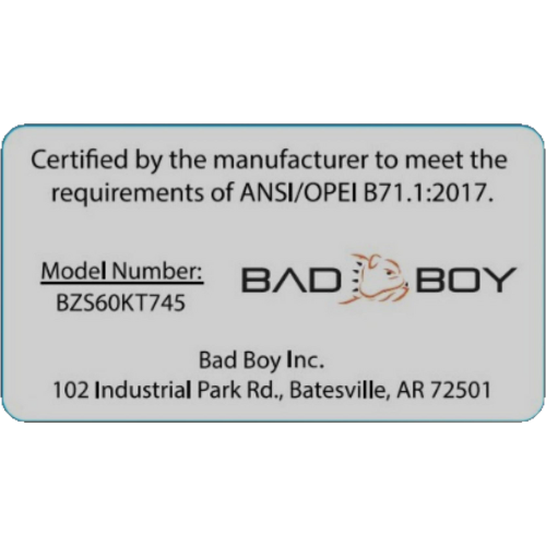 091-0010-22 - Bad Boy Mower Parts