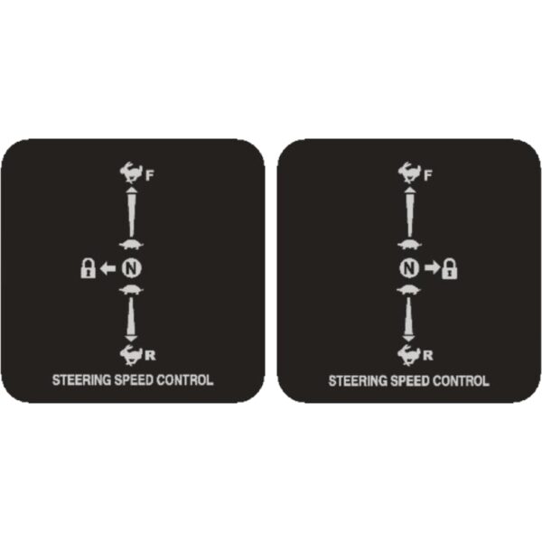 091-0021-00 - Steering Control Sticker