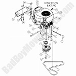 Engine - Kohler KT725 & KT740