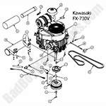 Engine - Kawasaki FX730