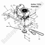 Engine - Kohler ZT740