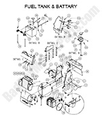 Fuel Tank & Battery