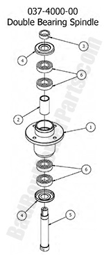 48", 54" & 61" Spindle Assembly