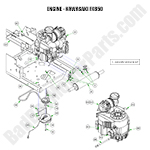 Engine - Kawasaki FX850