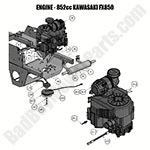 Engine - Kawasaki FX850