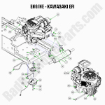 Engine - Kawasaki FX1000 EFI