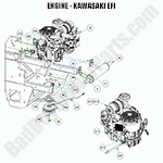 Engine - Kawasaki FX850 EFI