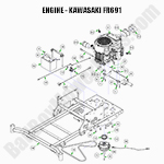 Engine - Kawasaki FR691