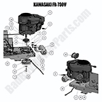 Engine - Kawasaki FR730