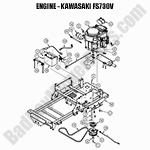Engine - Kawasaki FS730V