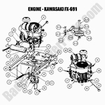 Engine - Kawasaki FX691V