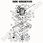 Engine - Kawasaki FX850V