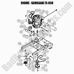 Engine - Kawasaki FX850V