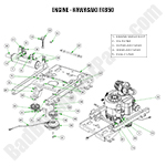 Engine - Kawasaki FX850V