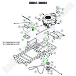 Engine - Kohler KT740 & KT745