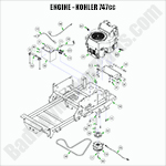 Engine - Kohler ZT740