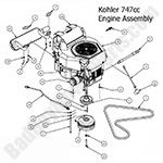 Engine - Kohler ZT740