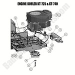 Engine - Kohler KT725, KT740