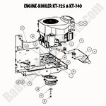Engine - Kohler KT725 & KT740