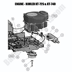 Engine - Kohler KT725 & KT740