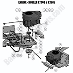 Engine - Kohler KT740 & KT745