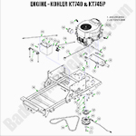 Engine - Kohler KT740 & KT745P