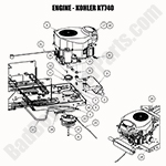 Engine - Kohler KT740