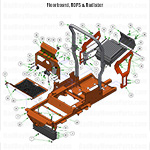 Floorboard, ROPS & Radiator