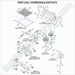 Front Axle, Floorboard & Rear Plate