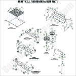 Front Axle, Floorboard & Rear Plate