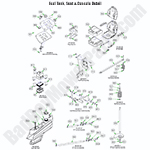 Fuel Tank, Seat & Console Detail