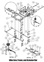 Idler Arm, Frame & Actuator