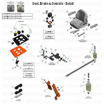 Seat, Brake & Console - Detail