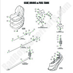 Seat, Brake & Fuel Tank