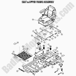 Seat & Upper Frame Assembly