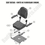 Seat Detail for Kawasaki Units