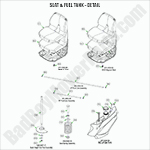 Seat & Fuel Tank - Detail