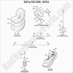 Seat & Fuel Tank - Detail