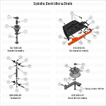 Spindle, Idlers & Discharge Chute