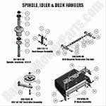 Spindle, Idler & Deck Hangers