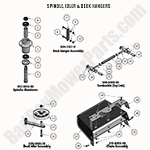 Spindle, Idler & Deck Hangers