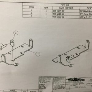 088-5070-00 - Bad Boy Mower Parts