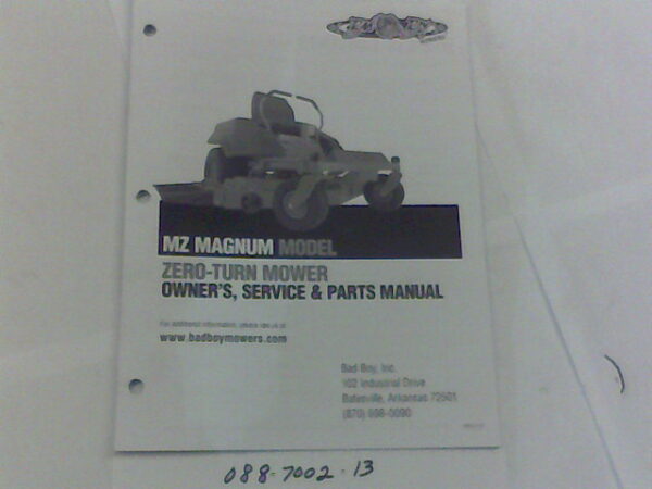 088-7002-13 - Bad Boy Mower Parts