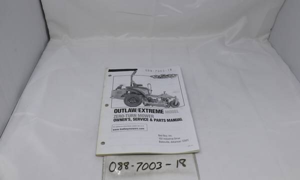 088-7003-18 - Bad Boy Mower Parts