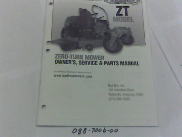 088-7006-00 - Bad Boy Mower Parts