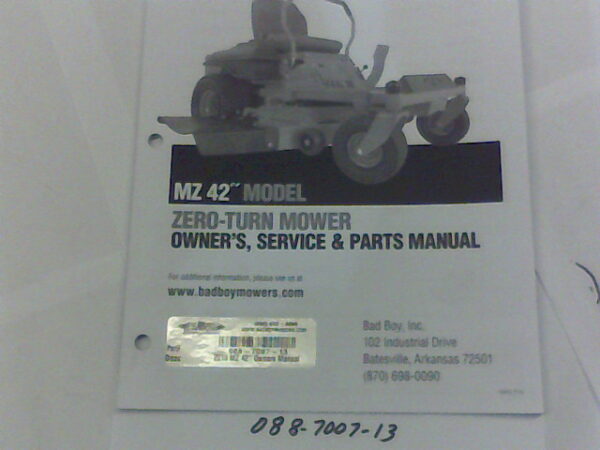 088-7007-13 - Bad Boy Mower Parts
