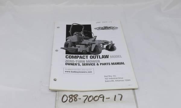 088-7009-17 - Bad Boy Mower Parts
